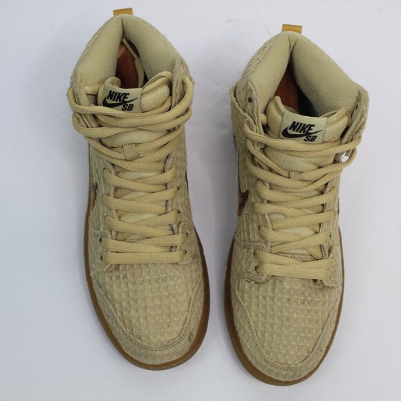 Nike SB Dunk High Premium Hemp Chicken and Waffle Size 9 - Used without box - Picture 10 of 14
